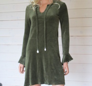 Antoinette Dress Kakigrön